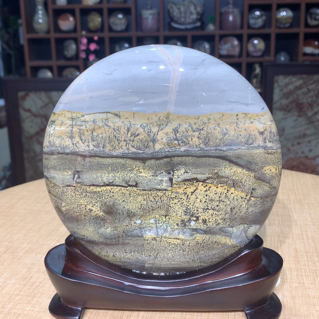 紫砂，广西国画石摆件，收藏观赏