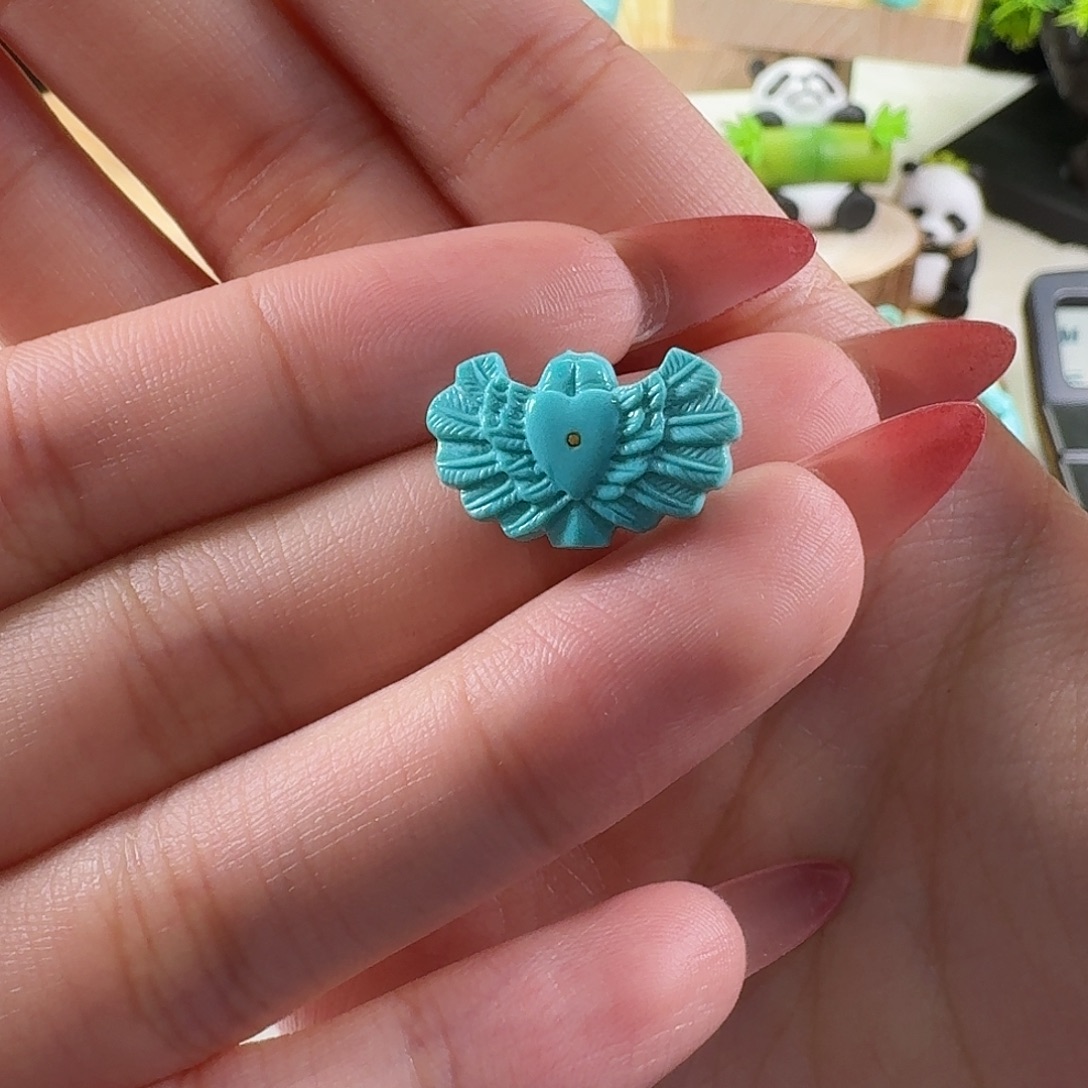 绿松石未镶嵌吊坠(不含链)