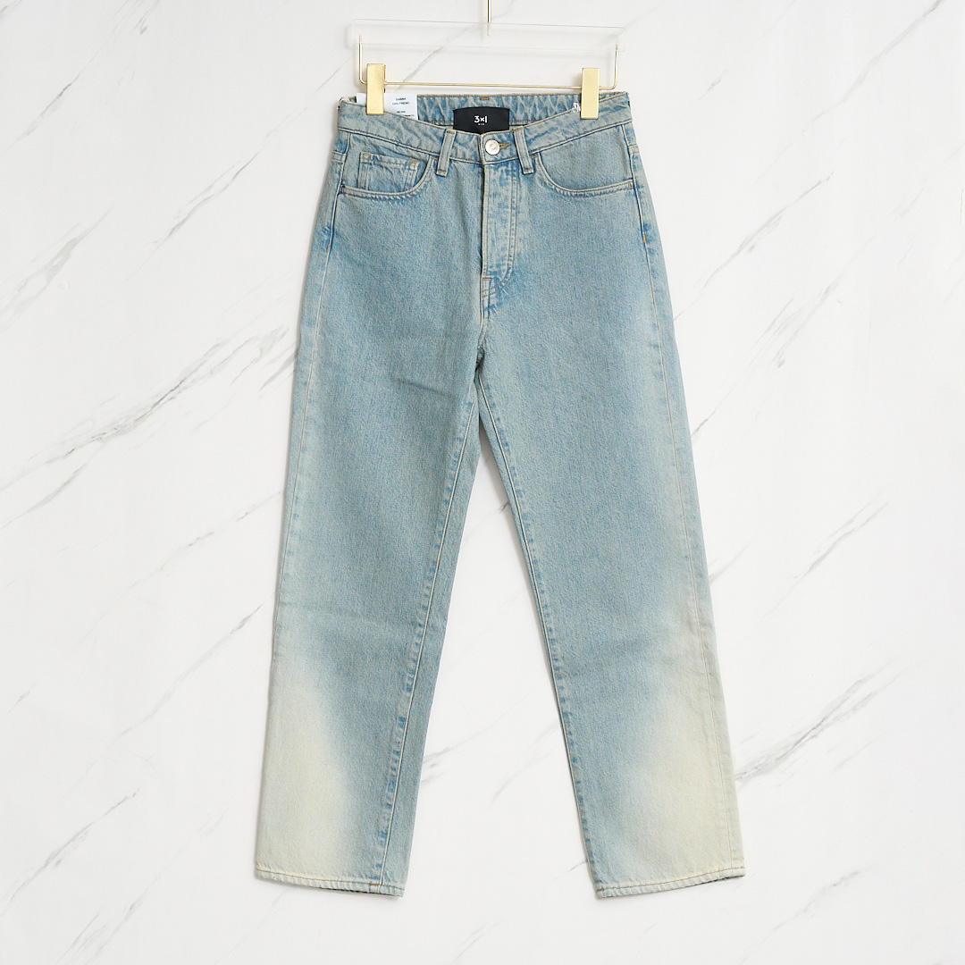 3x1女士渐变直筒水洗牛仔裤3XGP00012