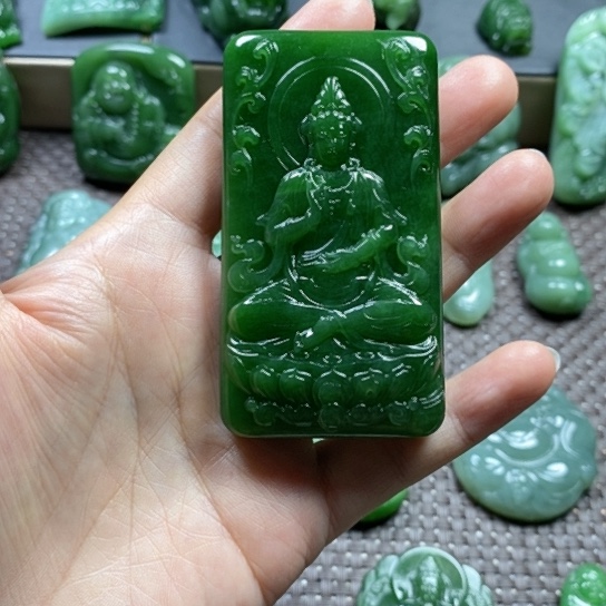 【闪购商品】颈饰未镶嵌和田玉夜**者