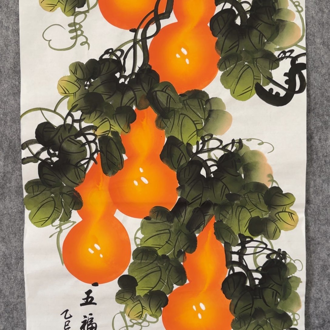 国画画家黎玲花鸟山水精品