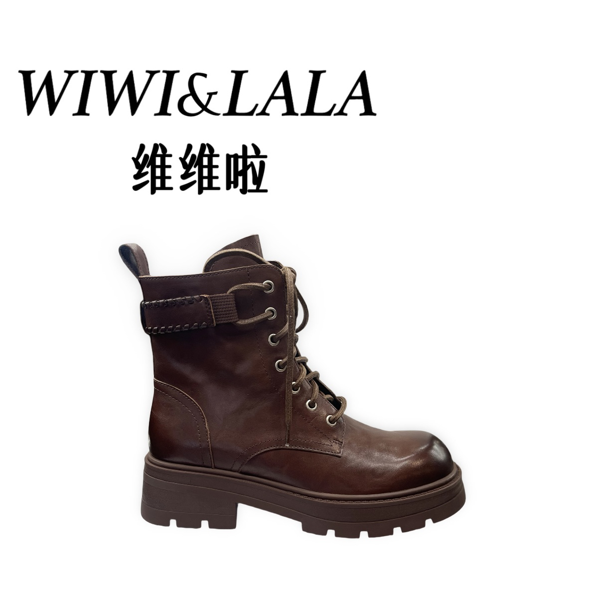 【维维啦】AW25秋款牛皮马丁靴Y 816836-18