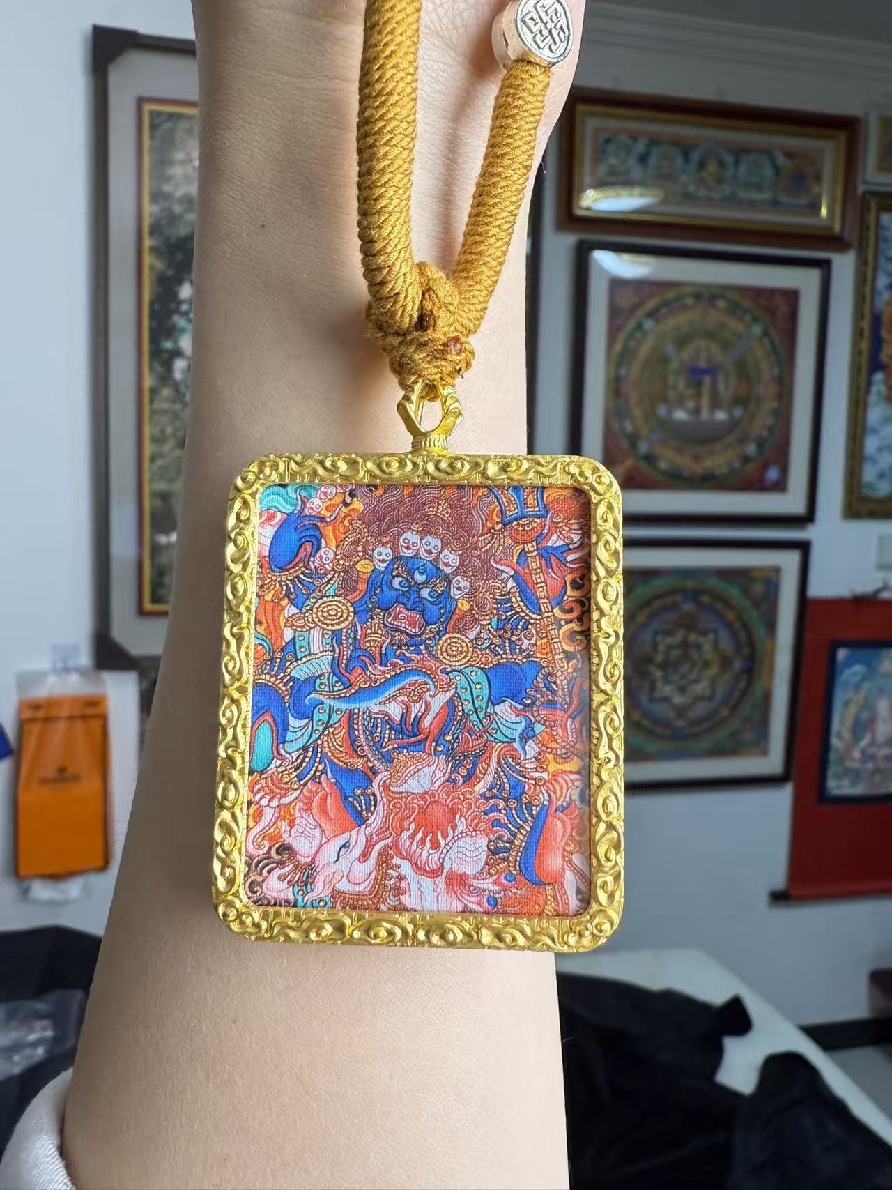 精品彩唐六臂大黑天【拍一发四】