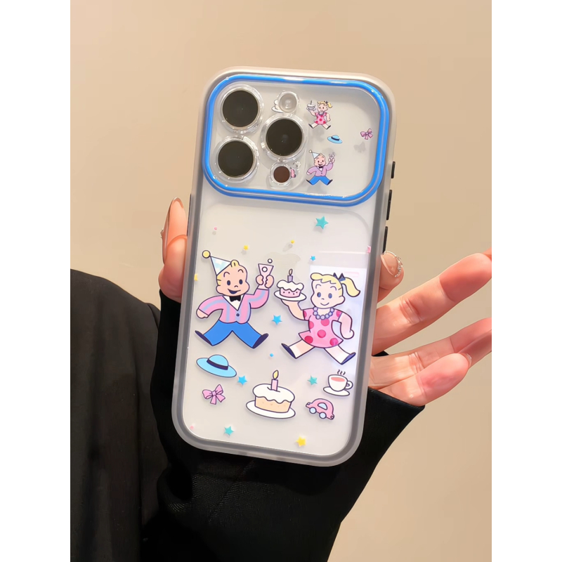 生日蛋糕原田治适用苹果17PM炫彩秒变壳16p大视窗14/15手机壳爆款