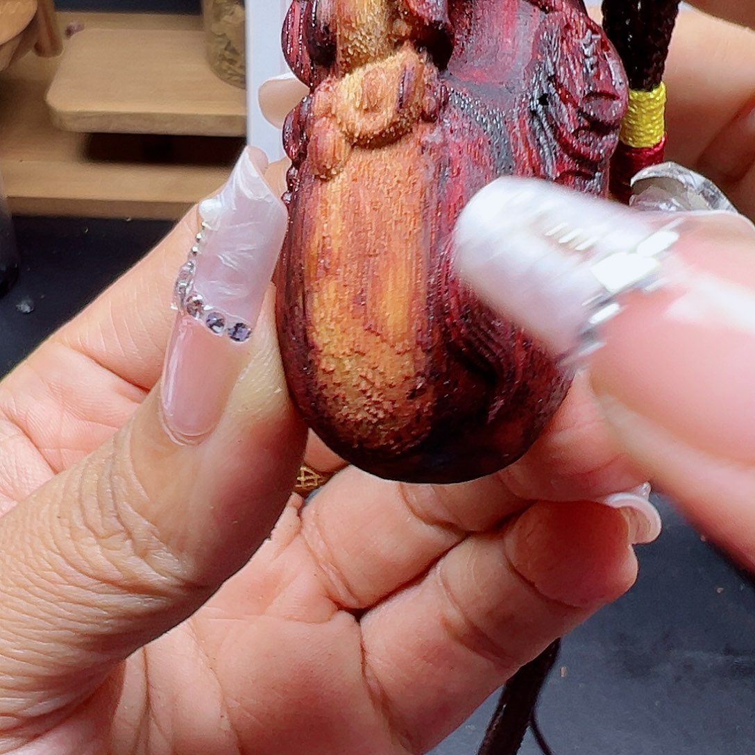 藤类莎*降真香缅甸东枝料红油钱袋子