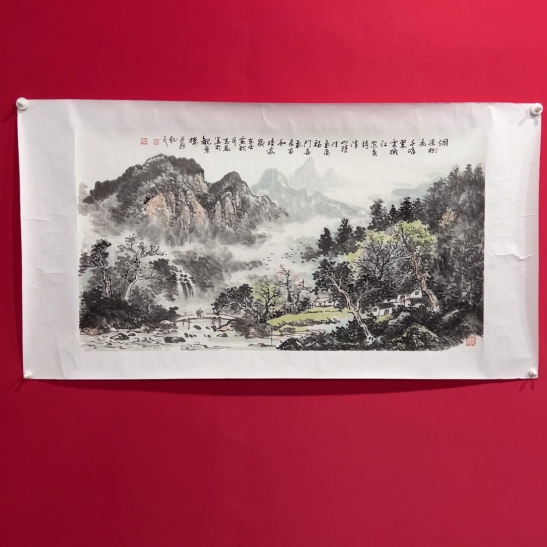 东***a国画黄志君三尺整精品