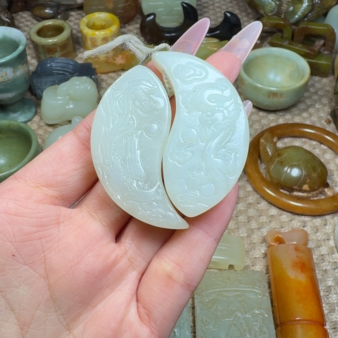 吊坠白玉菩提挂件