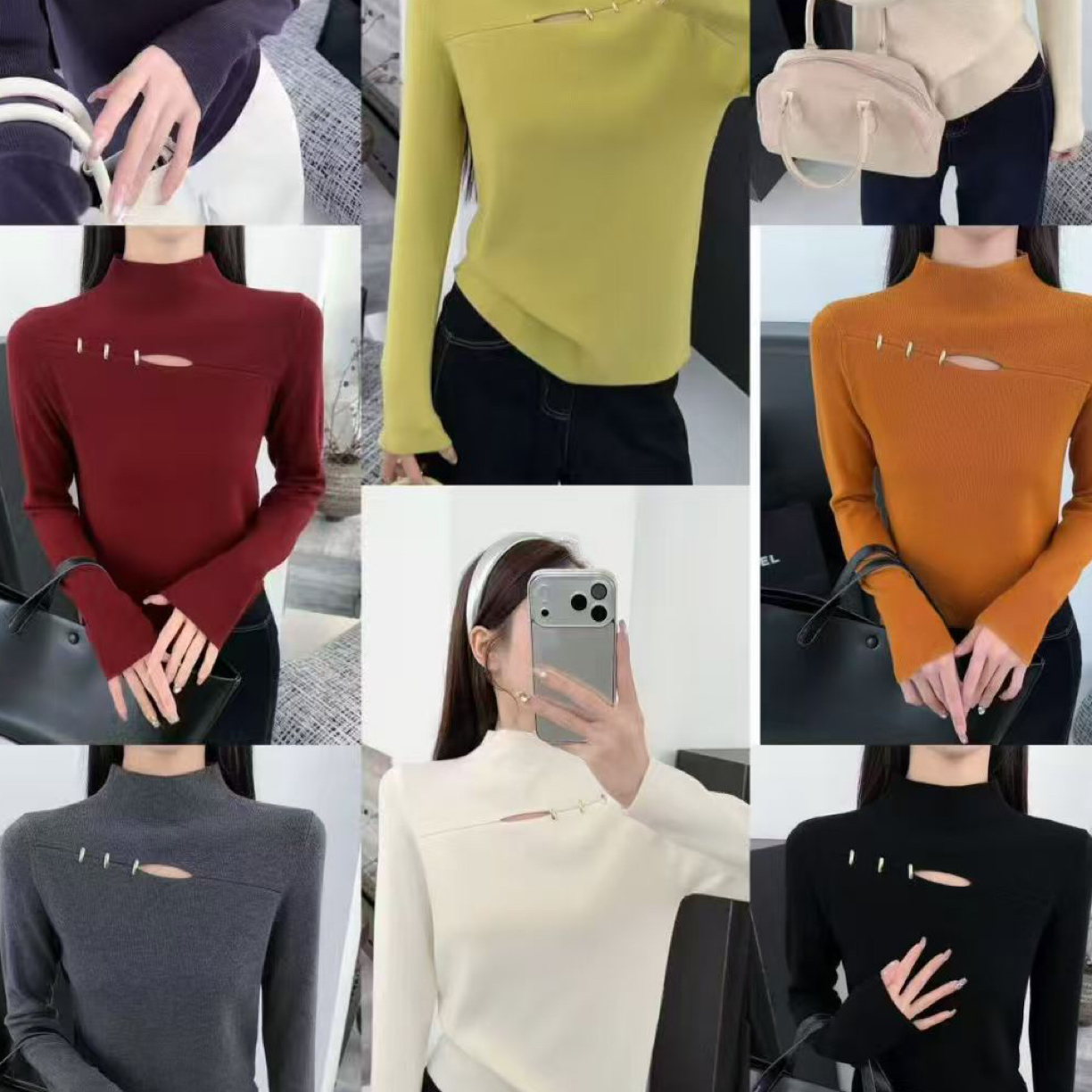 新款心机爆款打底针织