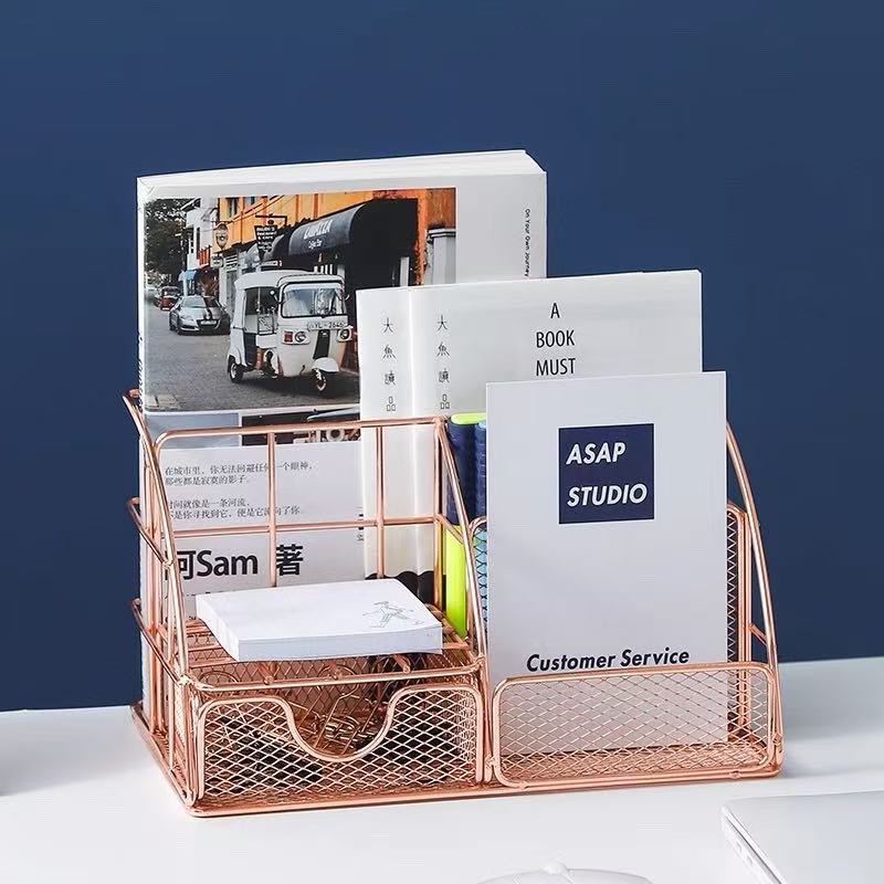 （玫瑰金色）G406#台面置物架25×19×15库存尾货（33B）33100