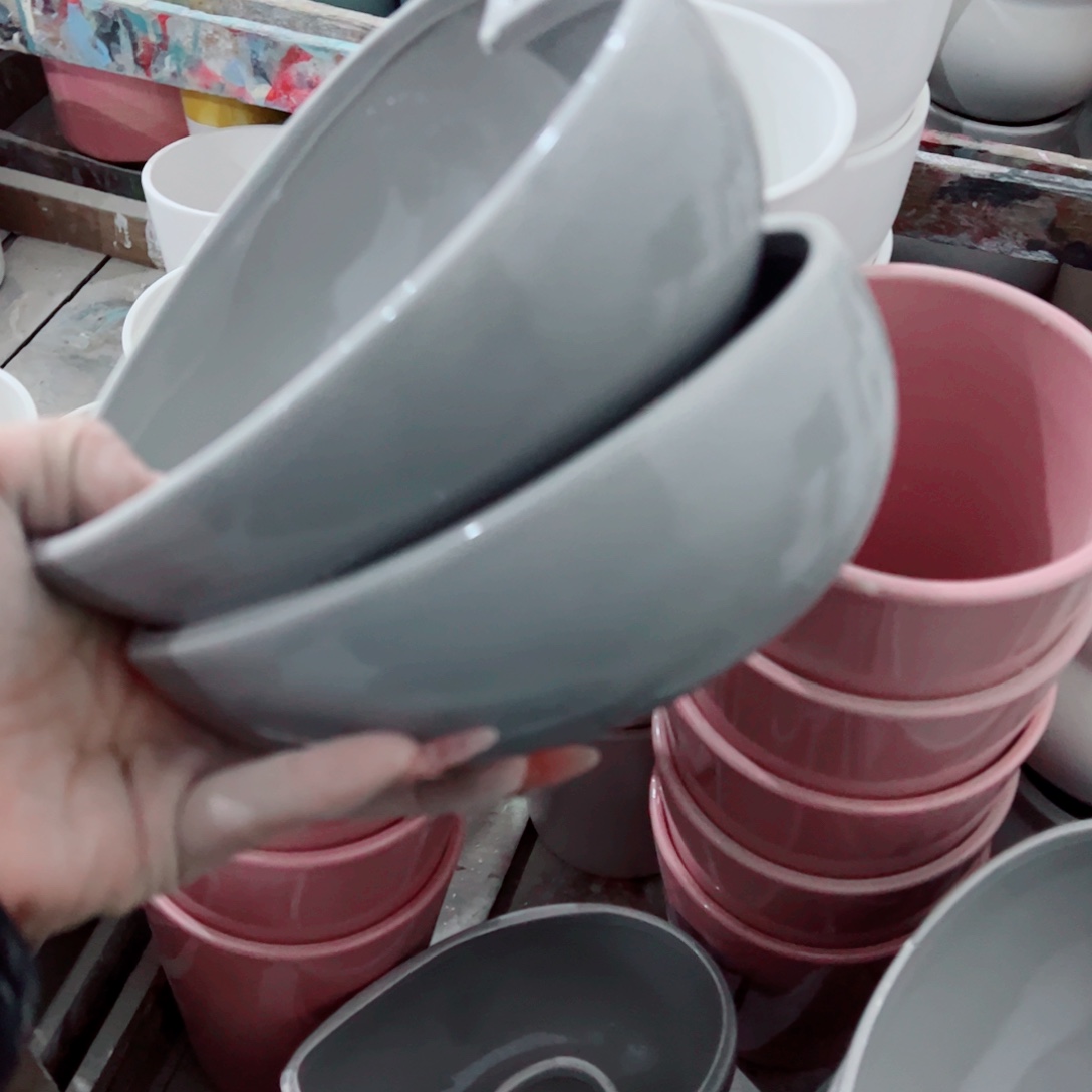 有孔，陶瓷花盆满10米包邮发货