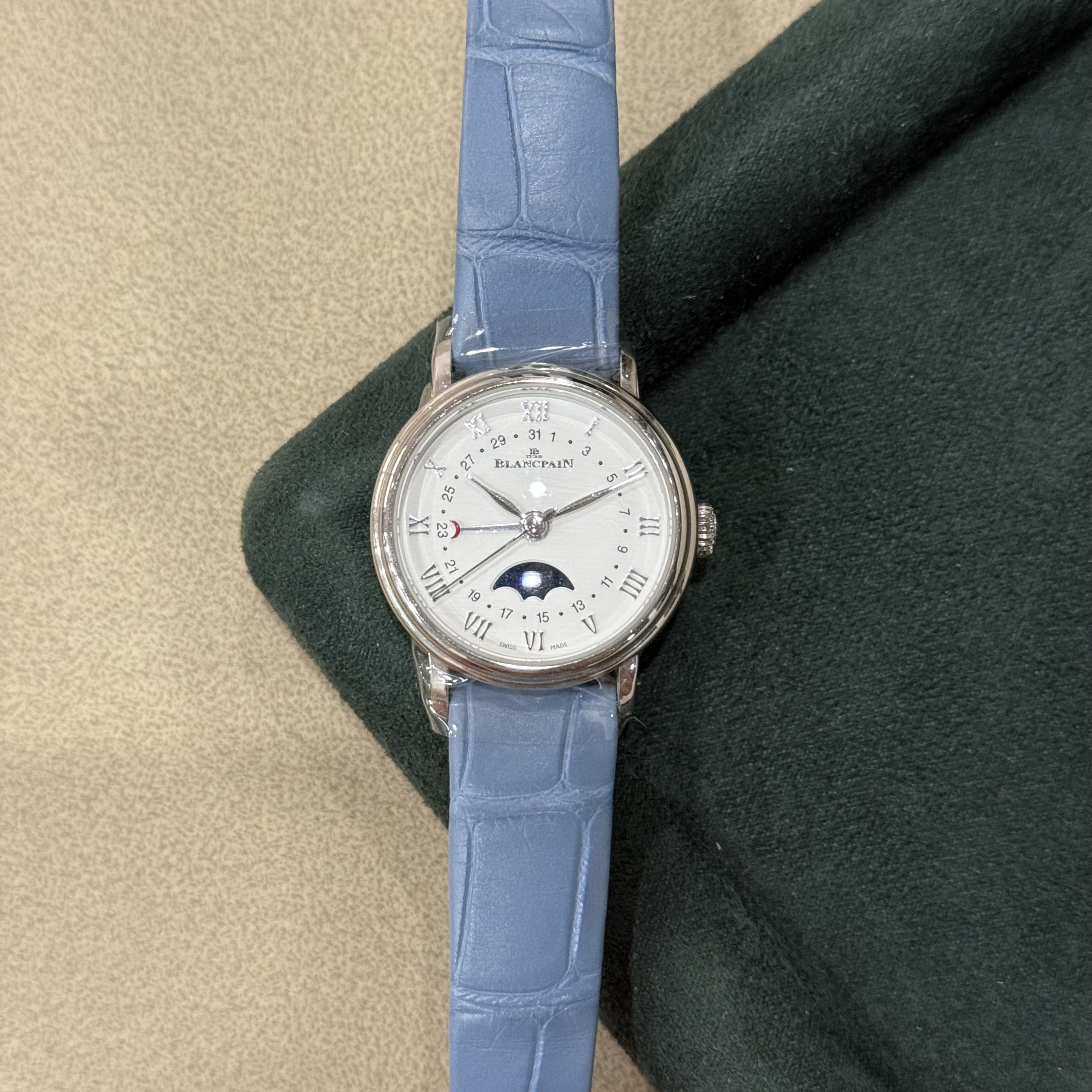 95新 Blancpain 宝珀/月亮美人/29mm/自动机械/女表