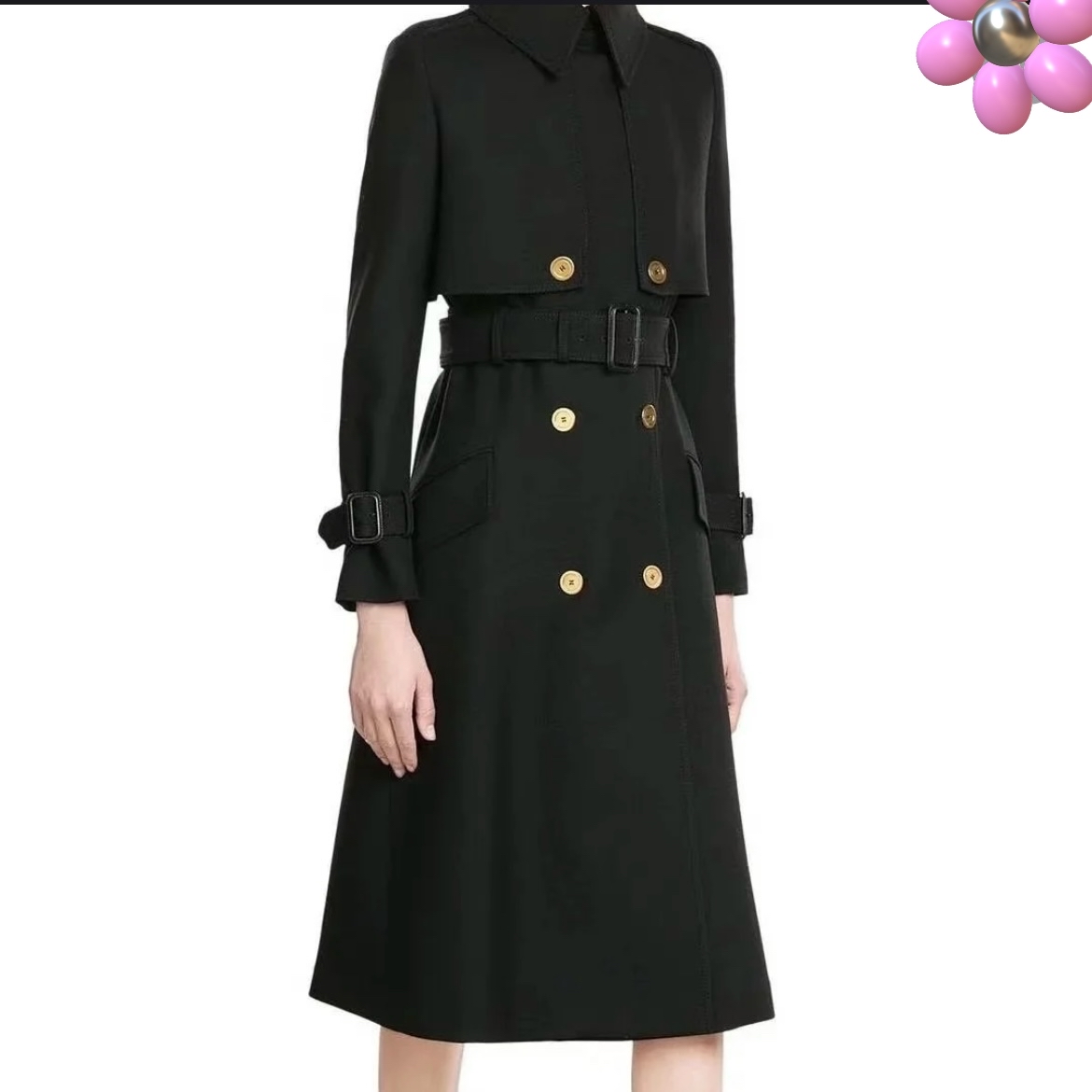99新 Alexander McQueen/亚历山大·麦昆 010311 风衣外套 36码 