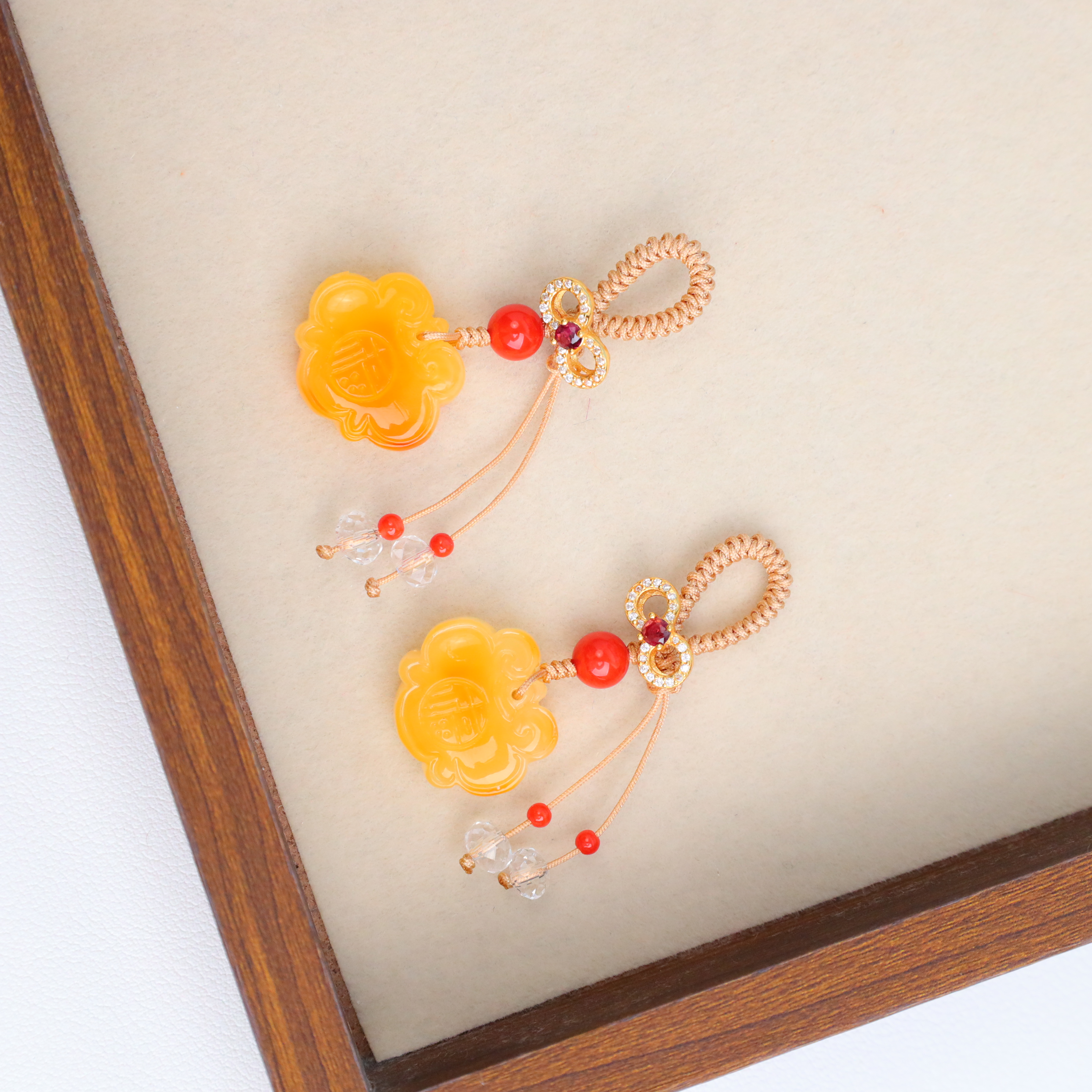 【琪琪珠宝】时尚蜜蜡如意提溜——多样性发货发其一