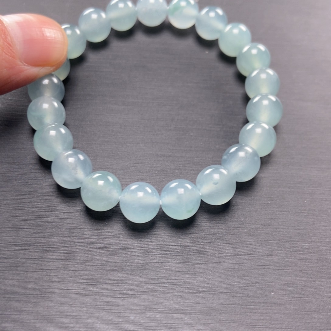 翡翠手串未镶嵌多样性发货卡8。23颗