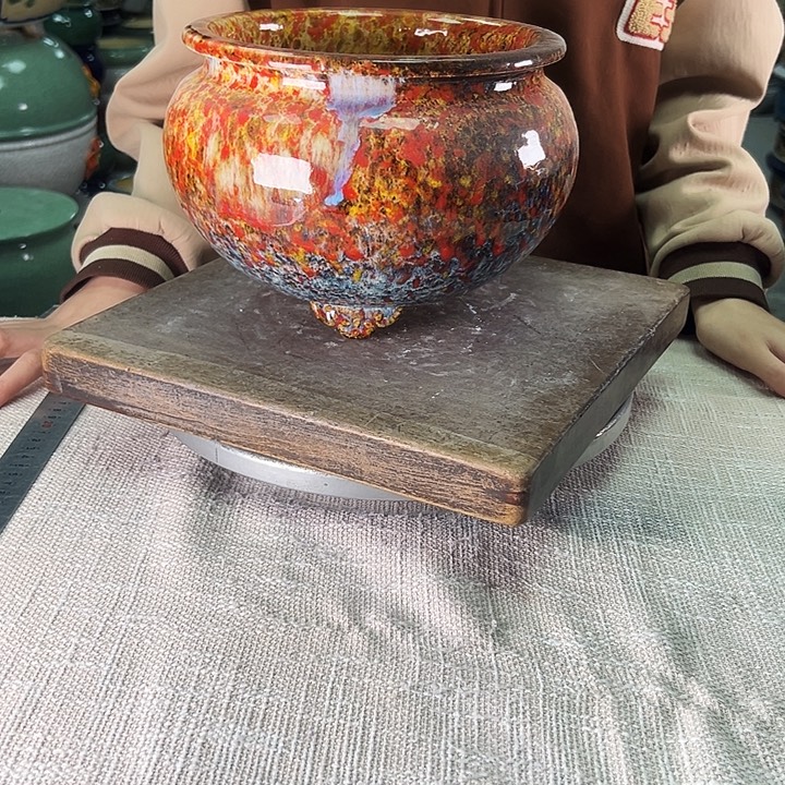 泳坤堂石湾花盆陶瓷