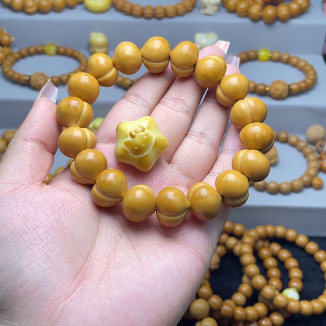 吊坠猴头核桃星星