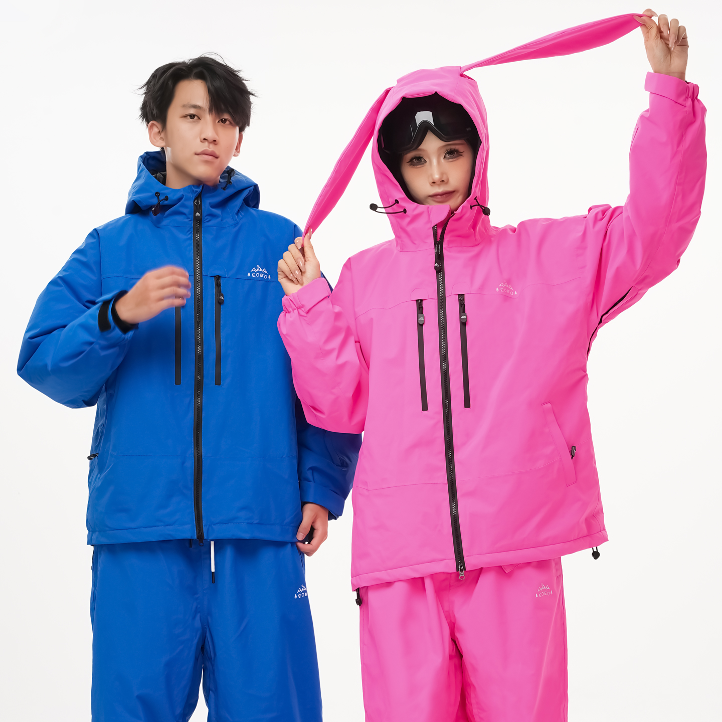 【防水2万】APVCX成人款亲子滑雪服套装 3L硬壳防水厚款滑雪裤雪服