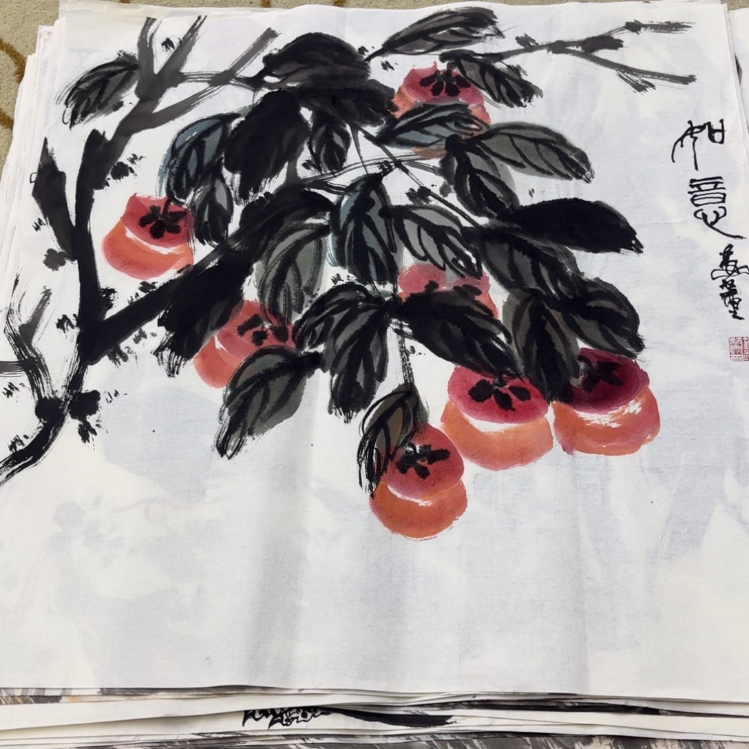 国画国画老师作品刘
