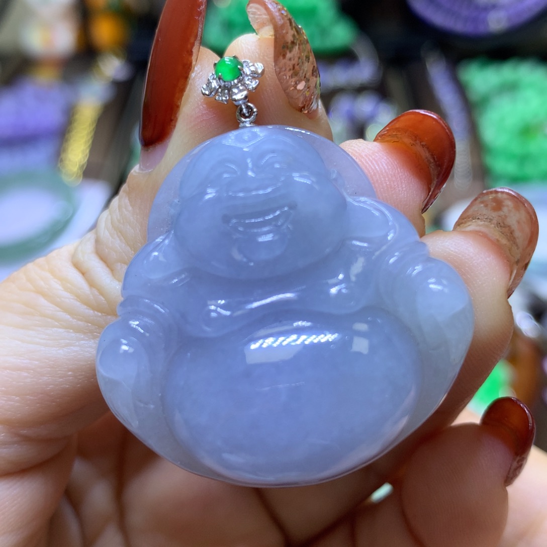 【闪购商品】翡翠颈饰18K金镶嵌翡翠