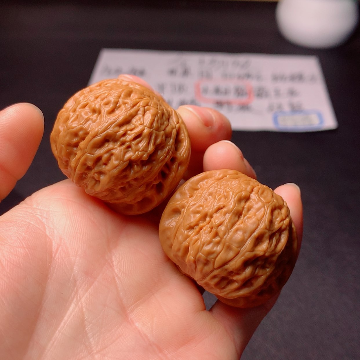 【闪购商品】文玩核桃把件铁锤39微修