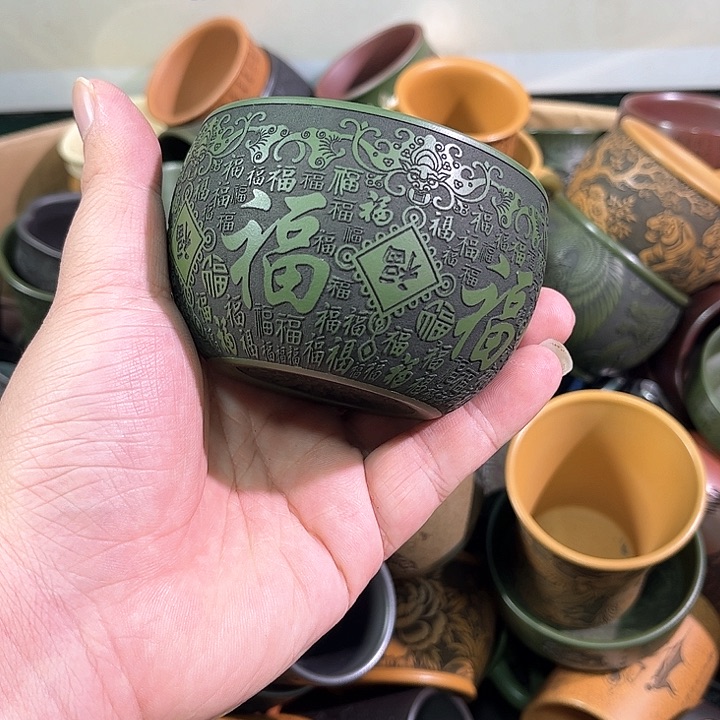 茶杯紫砂全手工紫砂主人杯