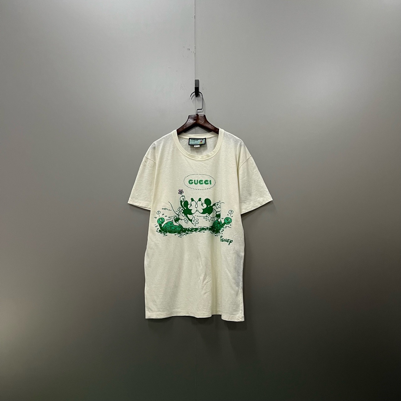 95新 GUCCI/古驰 Disney 迪士尼 联名款 米老鼠印花短袖 XS码