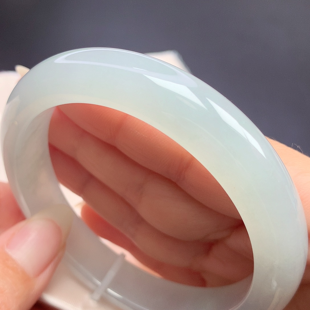 翡翠未镶嵌手镯59.4圈口