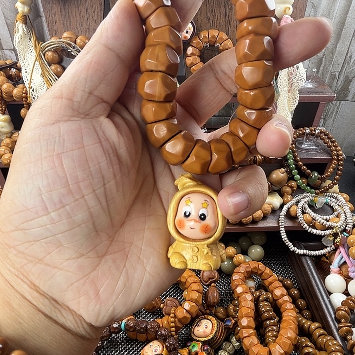 猴头核桃吊坠大肠星星人