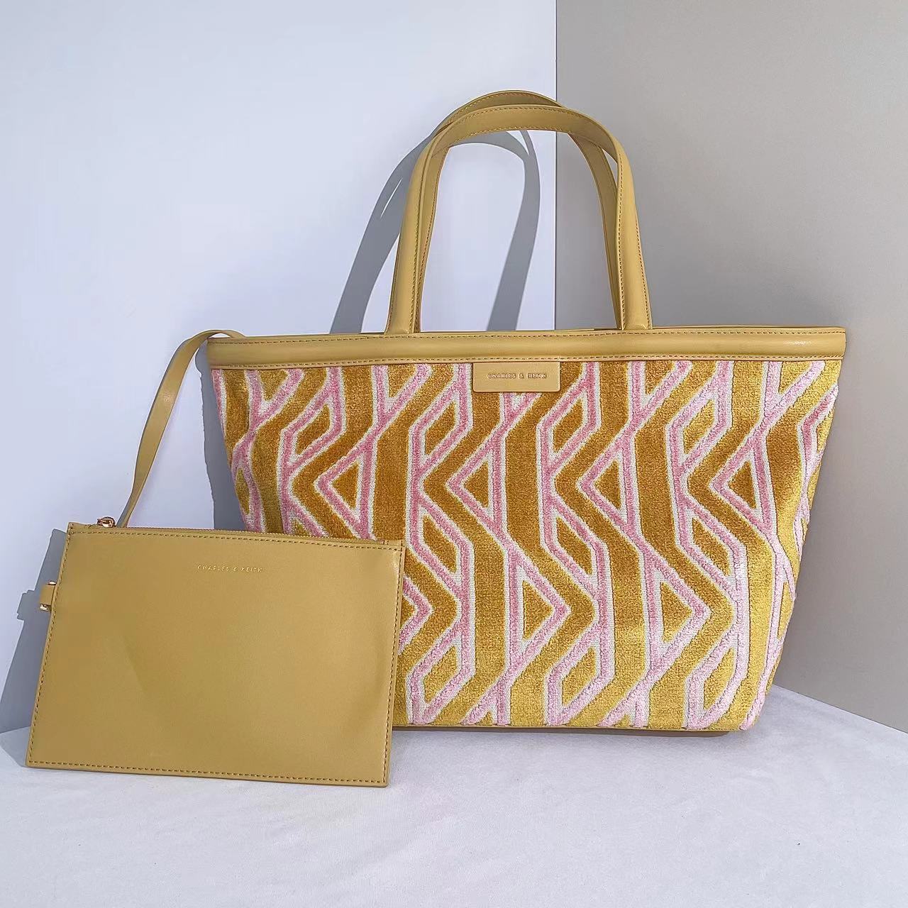 正品小CK 30781763黄褐色L时尚女包-CD