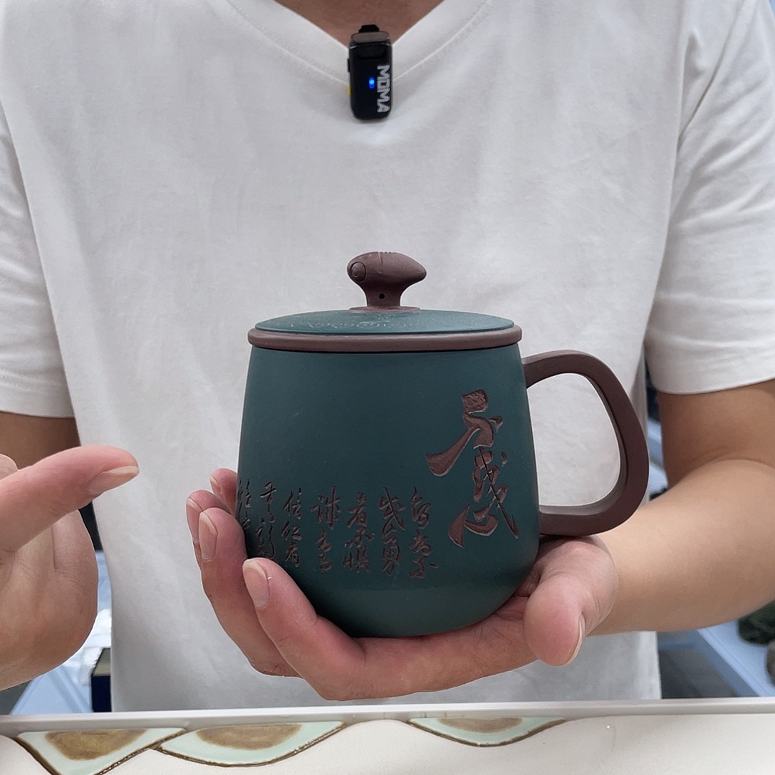 茶杯紫砂盖杯不惑