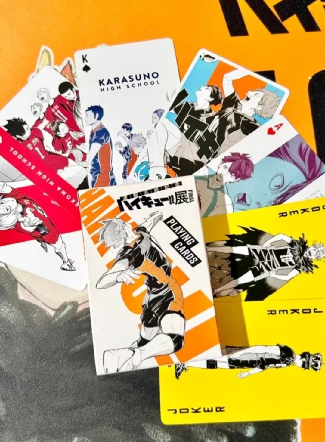 【排球少年】final原画展扑克牌 盲盒背选（日谷国现，顺丰包邮）