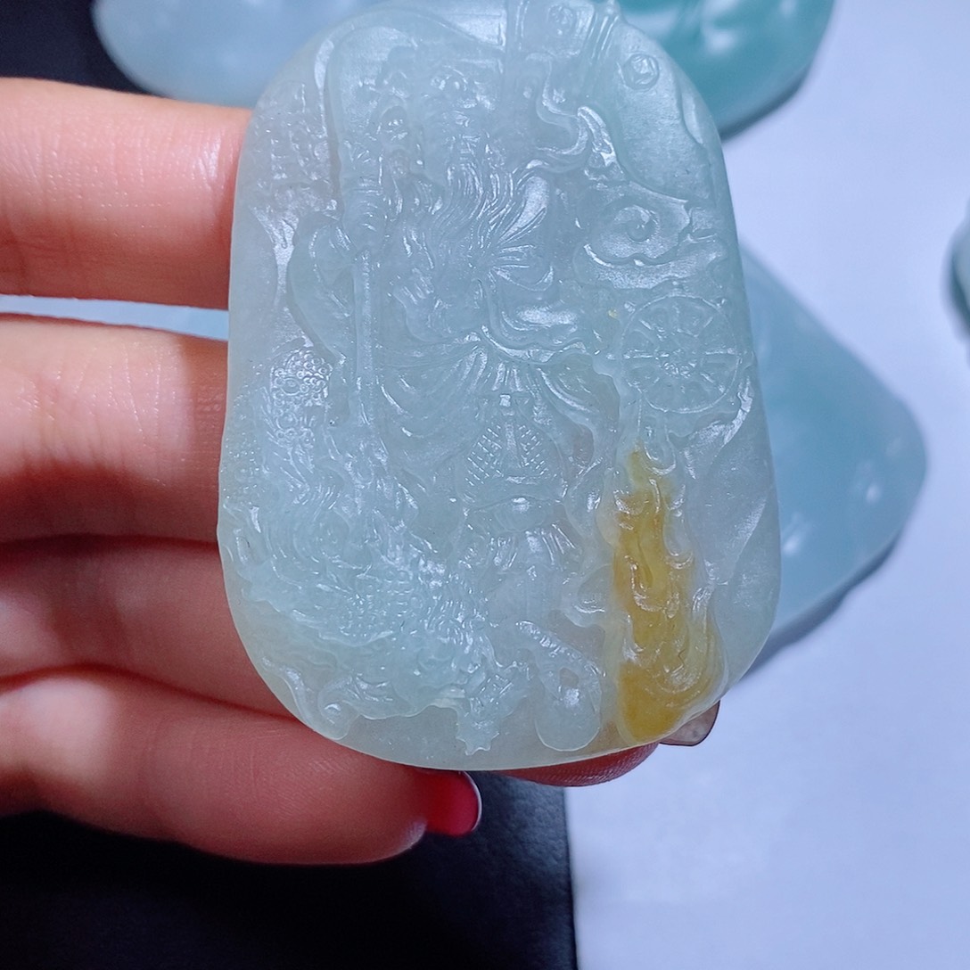 定制翡翠未镶嵌毛货不支持退货下单需确认抛光