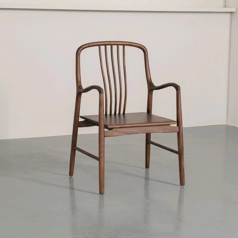 加蓬乌金木实木主人椅