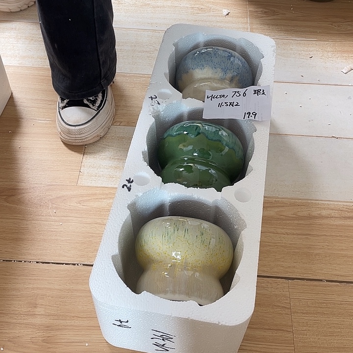 粗陶多肉花盆微瑕756