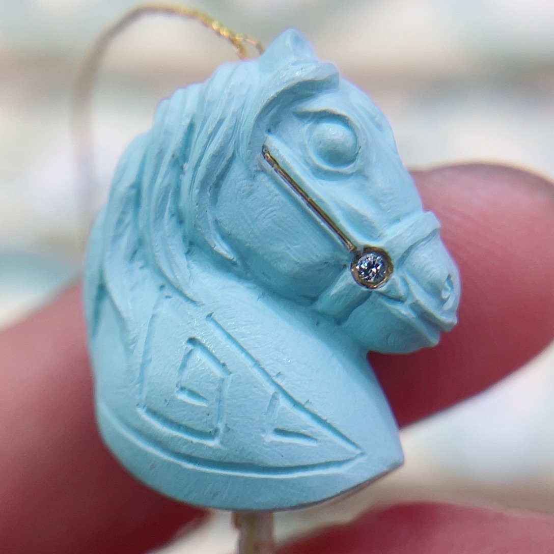 未镶嵌绿松石珠宝奇石