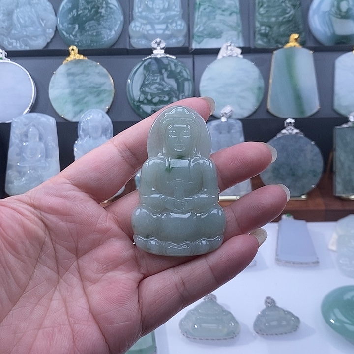 翡翠未镶嵌吊坠(不含链)缅甸翡翠