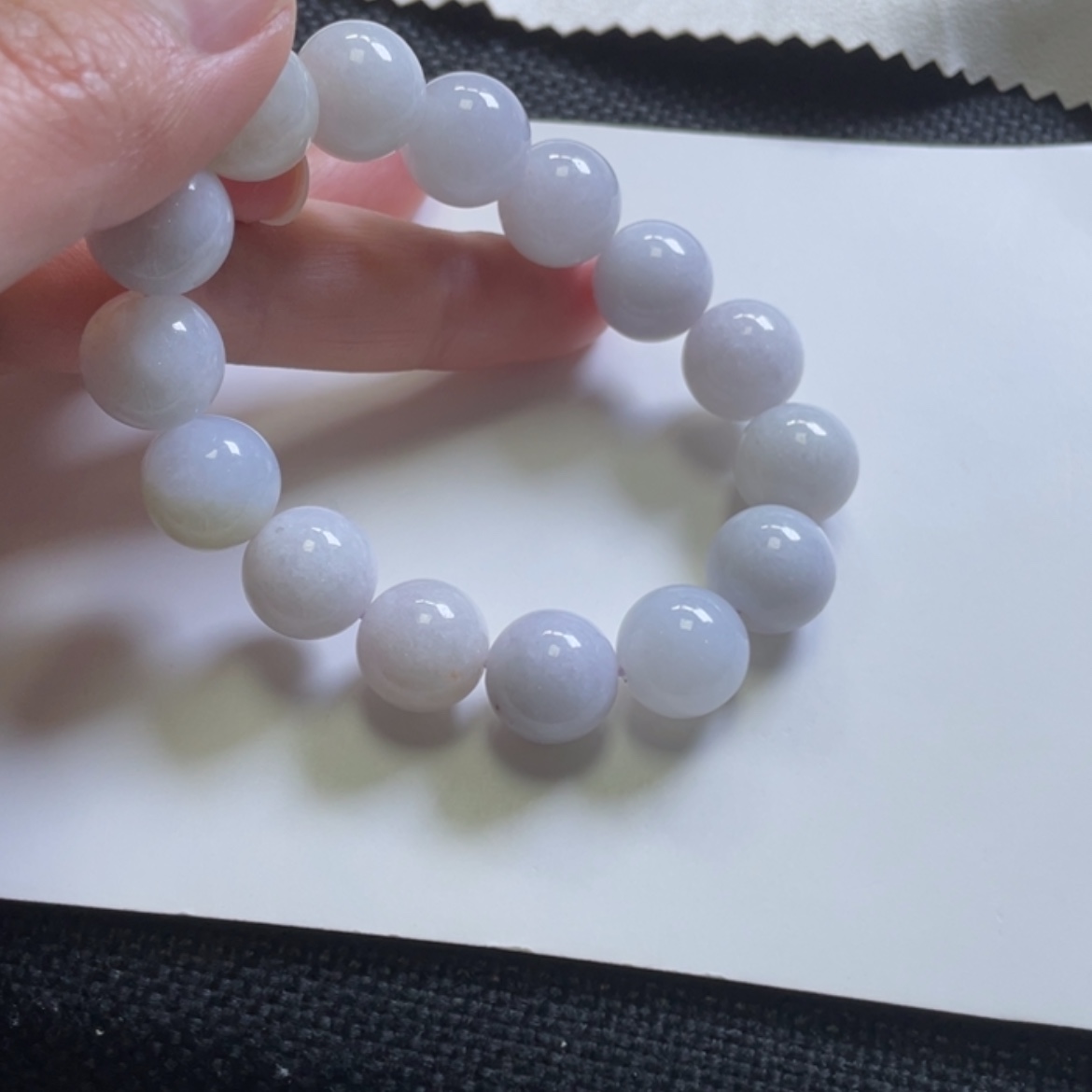 【闪购商品】翡翠颈饰未镶嵌淡紫手串