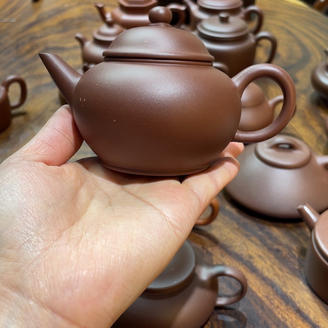 紫泥茶壶手工艺品