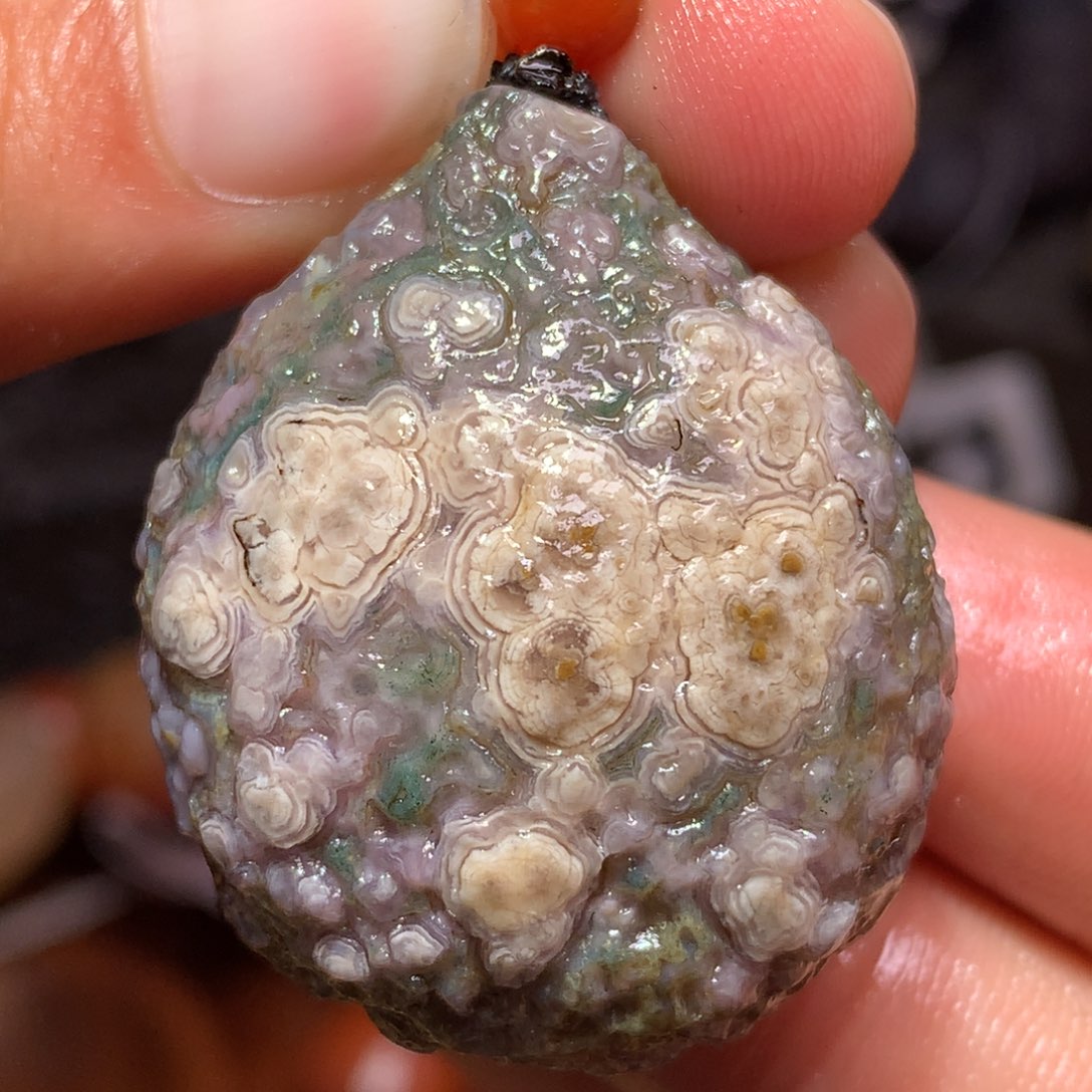 未镶嵌玛瑙/玉髓珠宝半成品