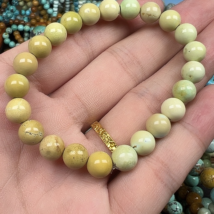 绿松石未镶嵌配饰卡7.8