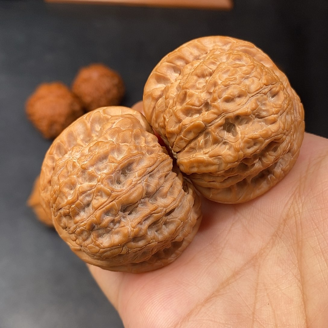 文玩核桃把件血麒麟全品42.5