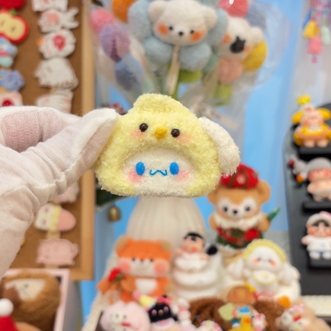 针织品发卡一个哦