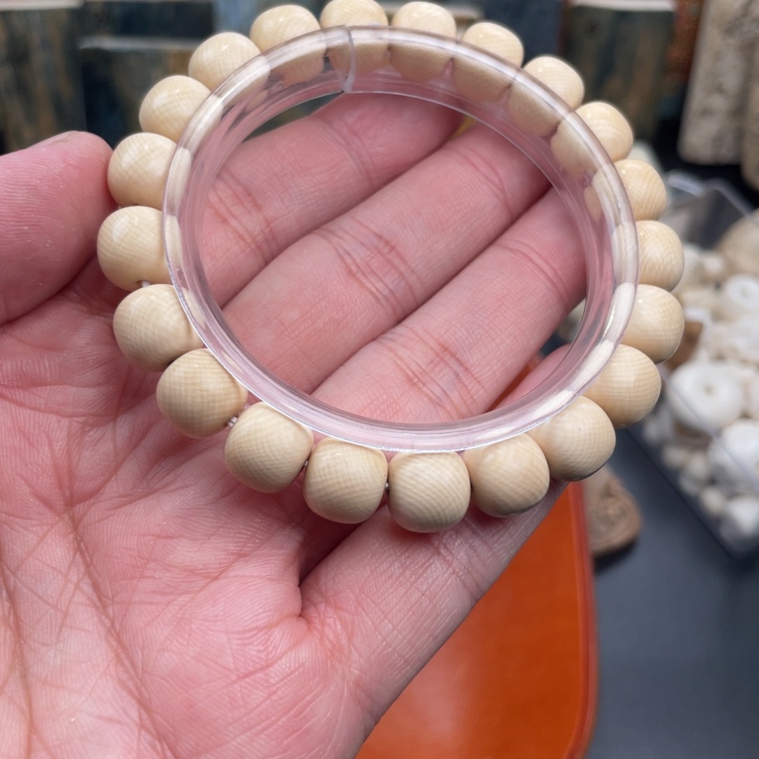 靖***猛犸象牙手串/手链/手镯