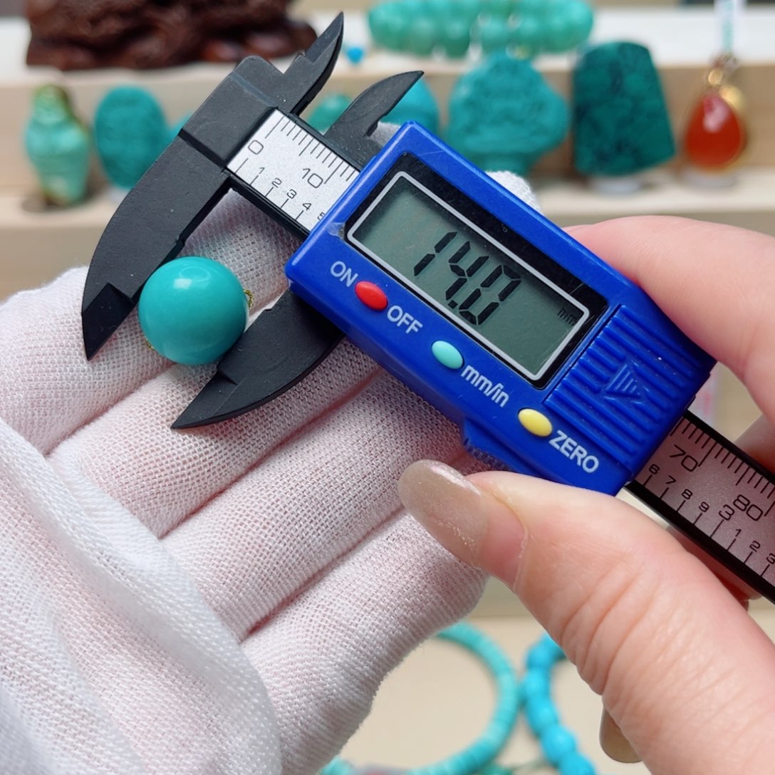 绿松石圆珠未镶嵌