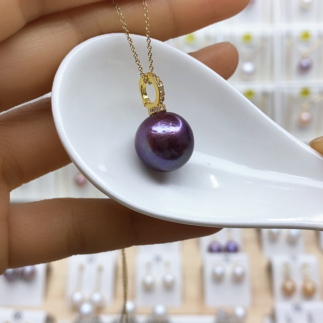 淡水珍珠颈饰合金