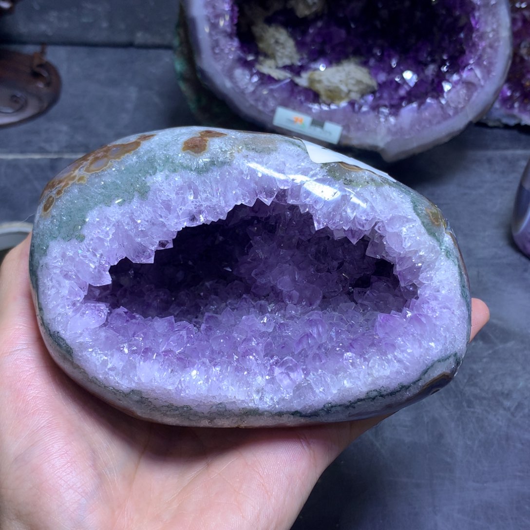 紫晶摆件未镶嵌紫晶