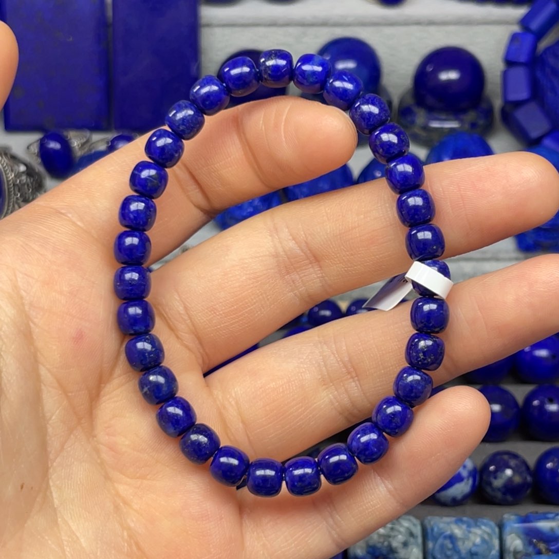 青金石手串6+未镶嵌