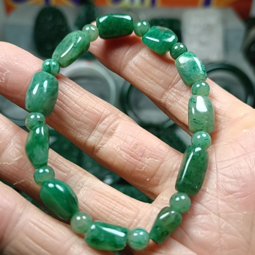 独山玉未镶嵌手链顽***,