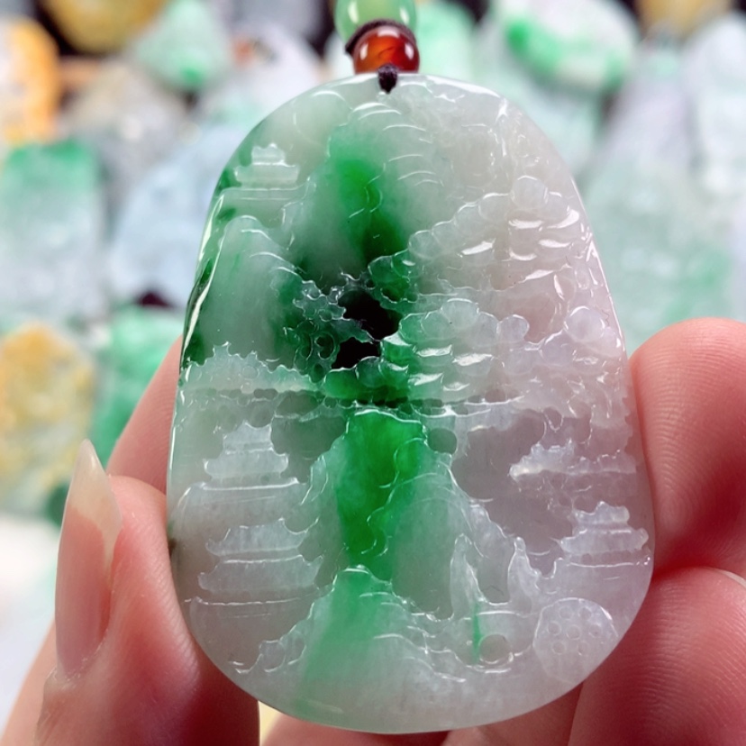 【闪购商品】翡翠吊坠(不含链)未镶嵌