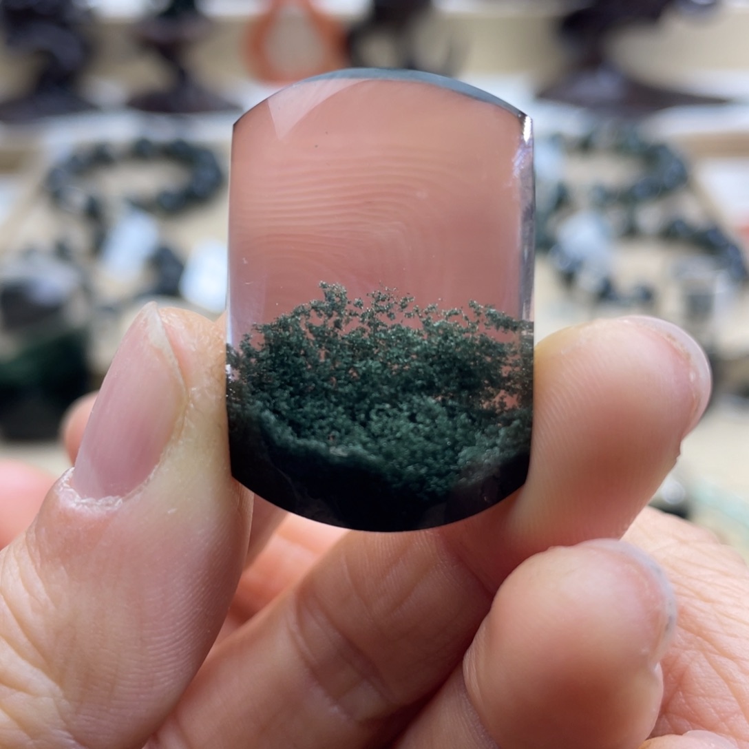 水晶颈饰未镶嵌绿幽灵聚宝盆无事牌